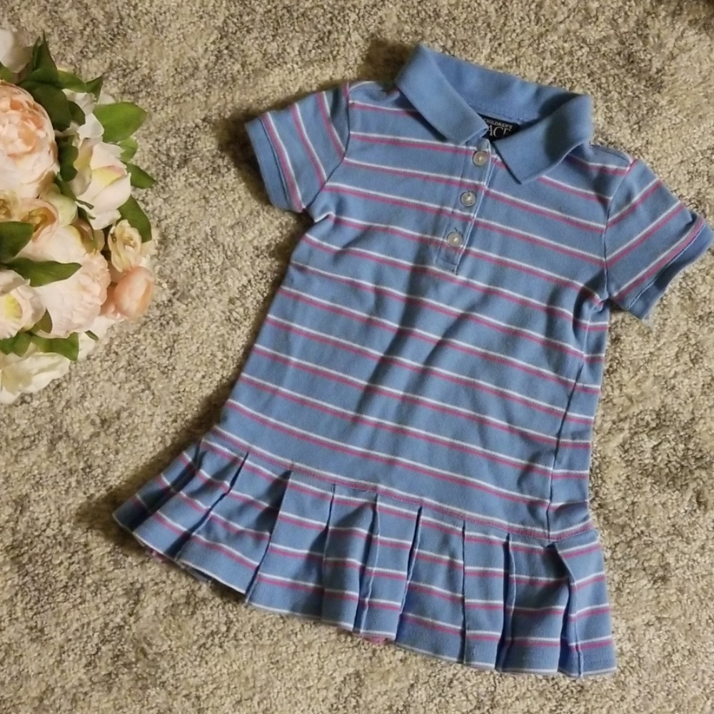 ⚘4 for $24⚘ Children's Place blue/pink polo dress